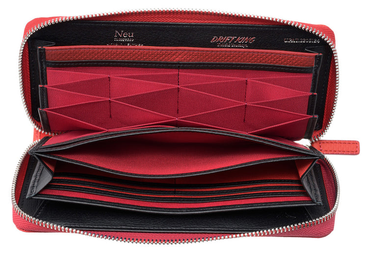 Long zip-around wallet HONEYCELL® DRIFT KING model