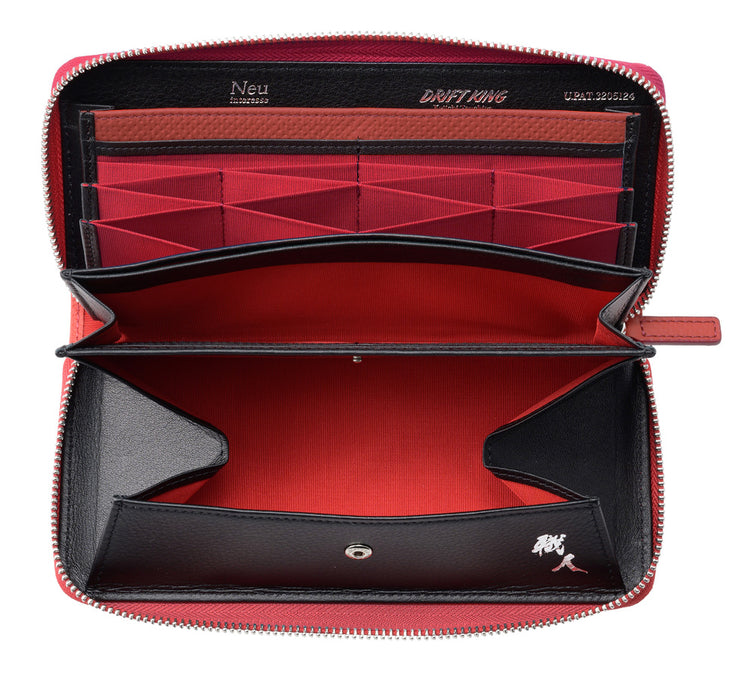 Long zip-around wallet HONEYCELL® DRIFT KING model