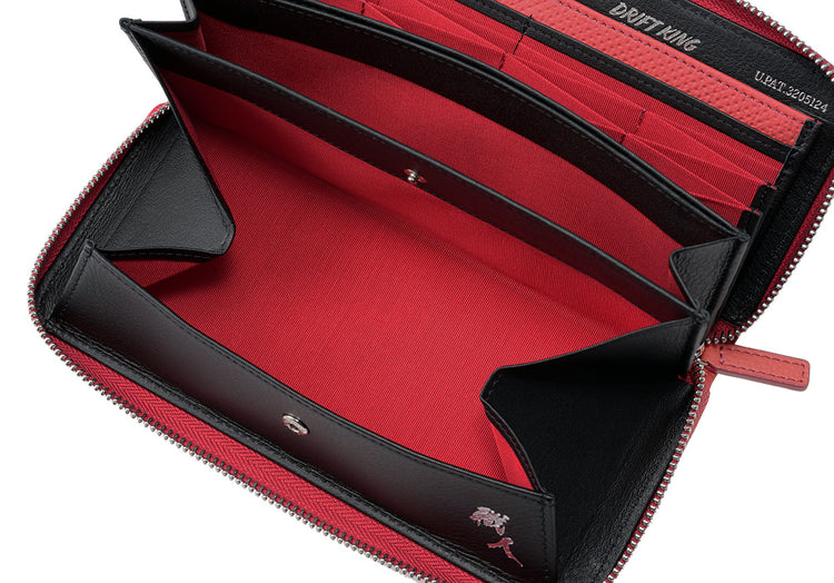 Long zip-around wallet HONEYCELL® DRIFT KING model