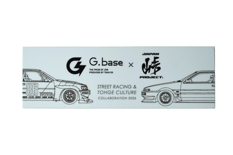 G.base × 峠PROJECT コラボステッカー