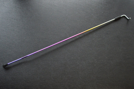 Titanium hood support rod