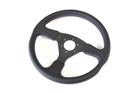 Dry carbon steering wheel (perforated leather)