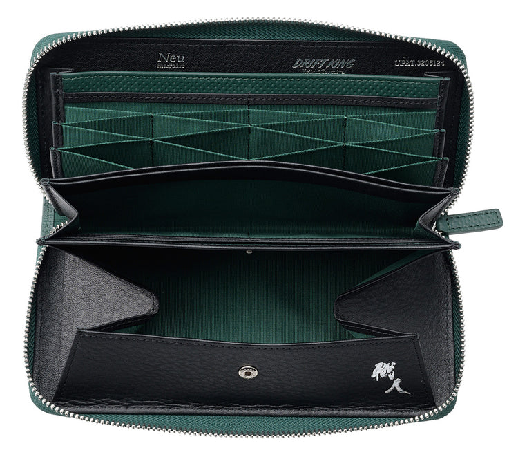 Long zip-around wallet HONEYCELL®  DRIFT KING model