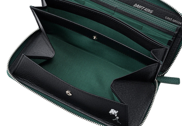 Long zip-around wallet HONEYCELL®  DRIFT KING model
