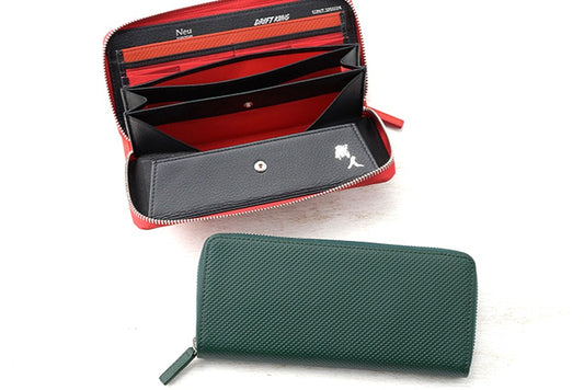Long zip-around wallet HONEYCELL®  DRIFT KING model