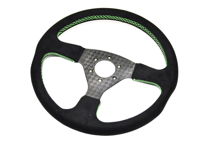 ドライカーボンステアリング（アルカンターラ仕様）