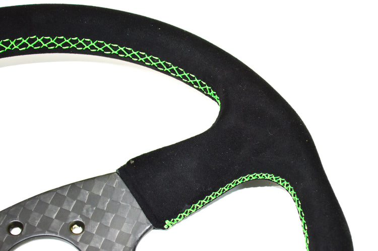 ドライカーボンステアリング（アルカンターラ仕様）