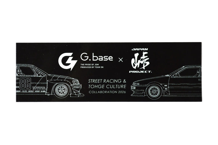 G.base × 峠PROJECT コラボステッカー