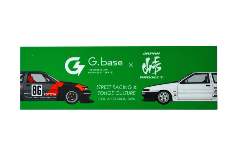 G.base × 峠PROJECT コラボステッカー